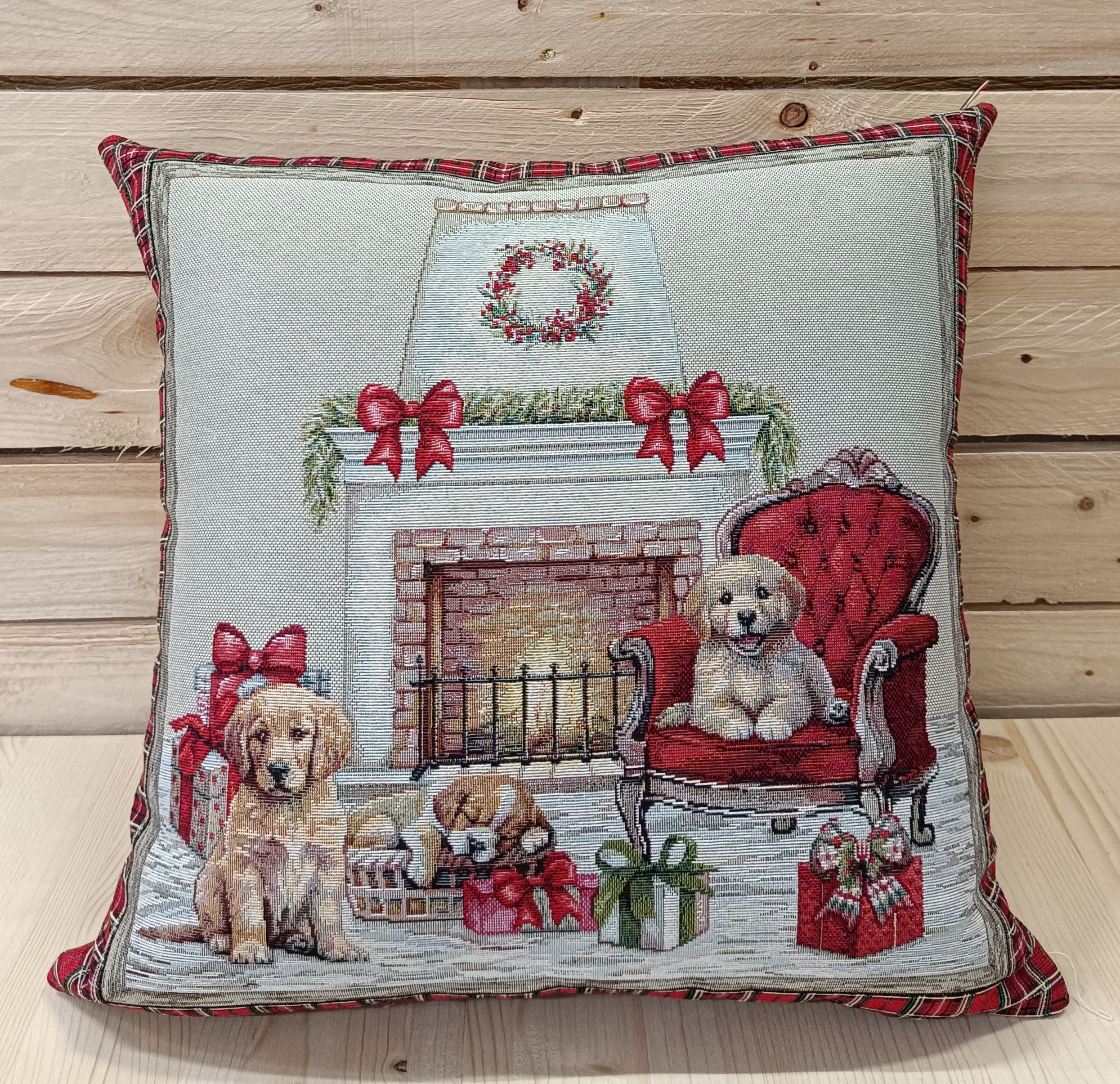 Copricuscino in Gobelin