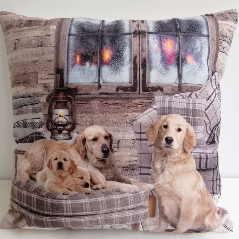 Copricuscino luminoso