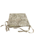 Cuscino Con Laccio Per Sedie - Tema Intrecciato Beige