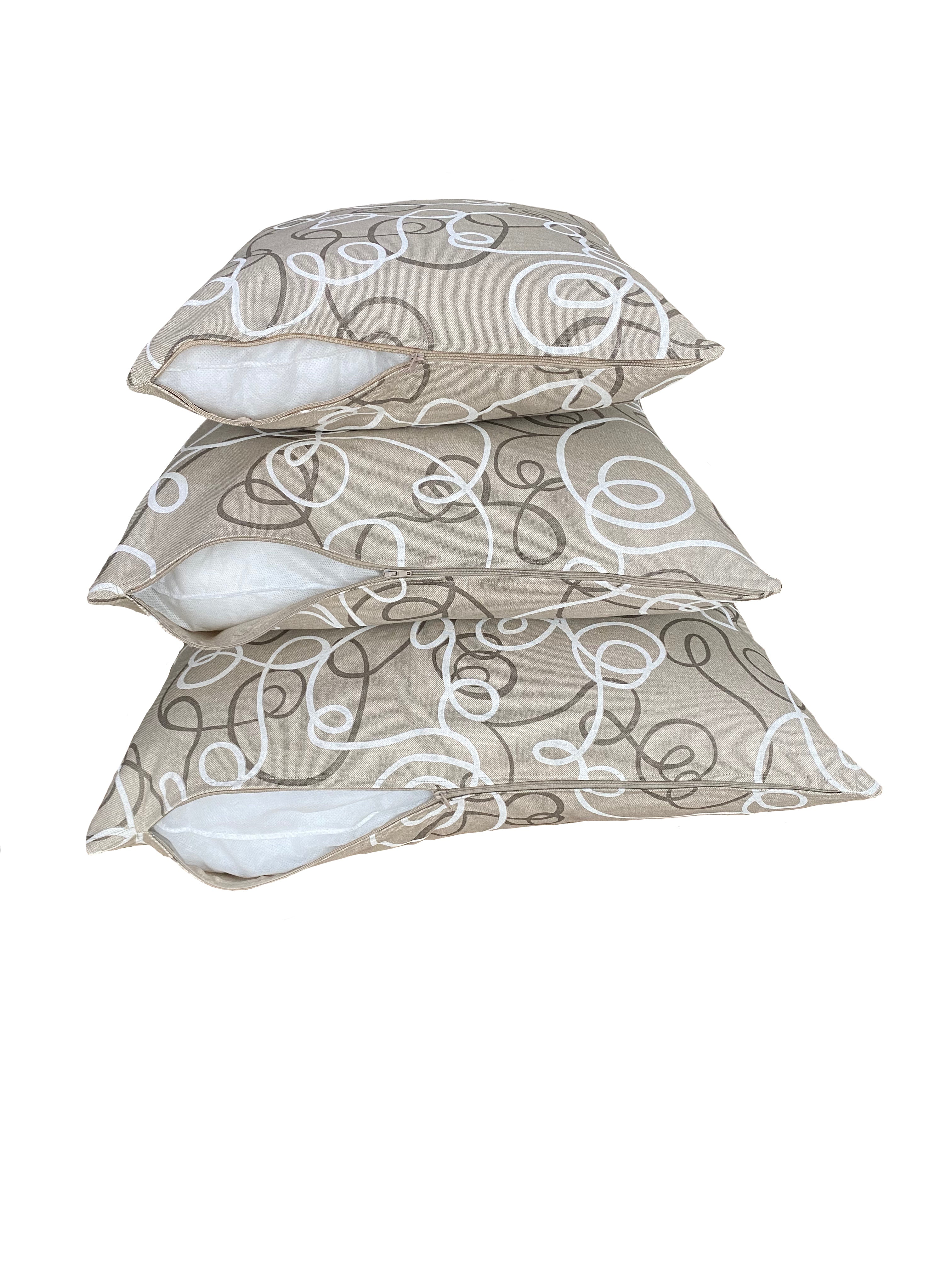Cuscino da Divano - Tema Intreccio Beige