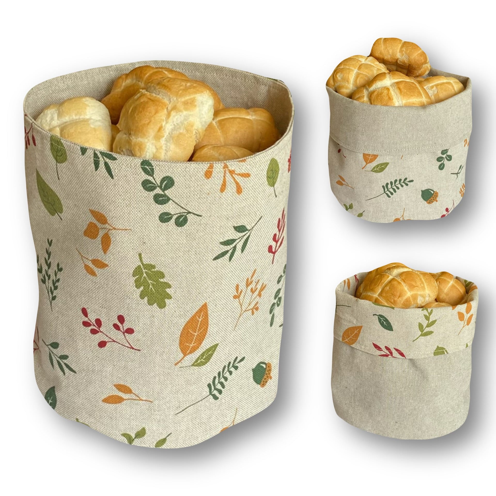 Portapane Reversibile - Fantasia Autunno
