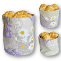 Portapane Reversibile - Fantasia Lavanda & Margherite