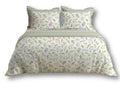 Completo Letto Matrimoniale in Percalle - Fantasia Foglie