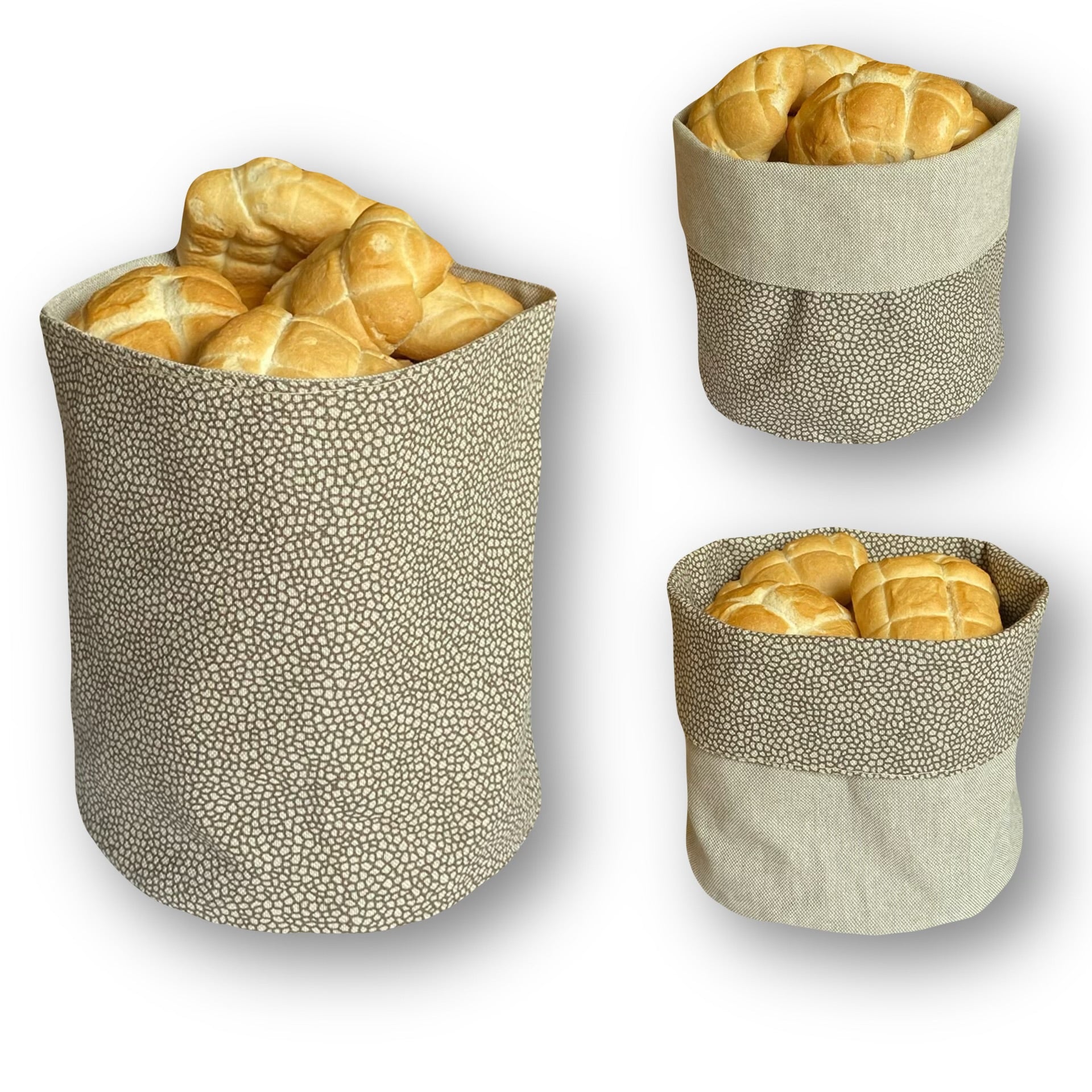 Portapane Reversibile - Fantasia Borbonese Beige