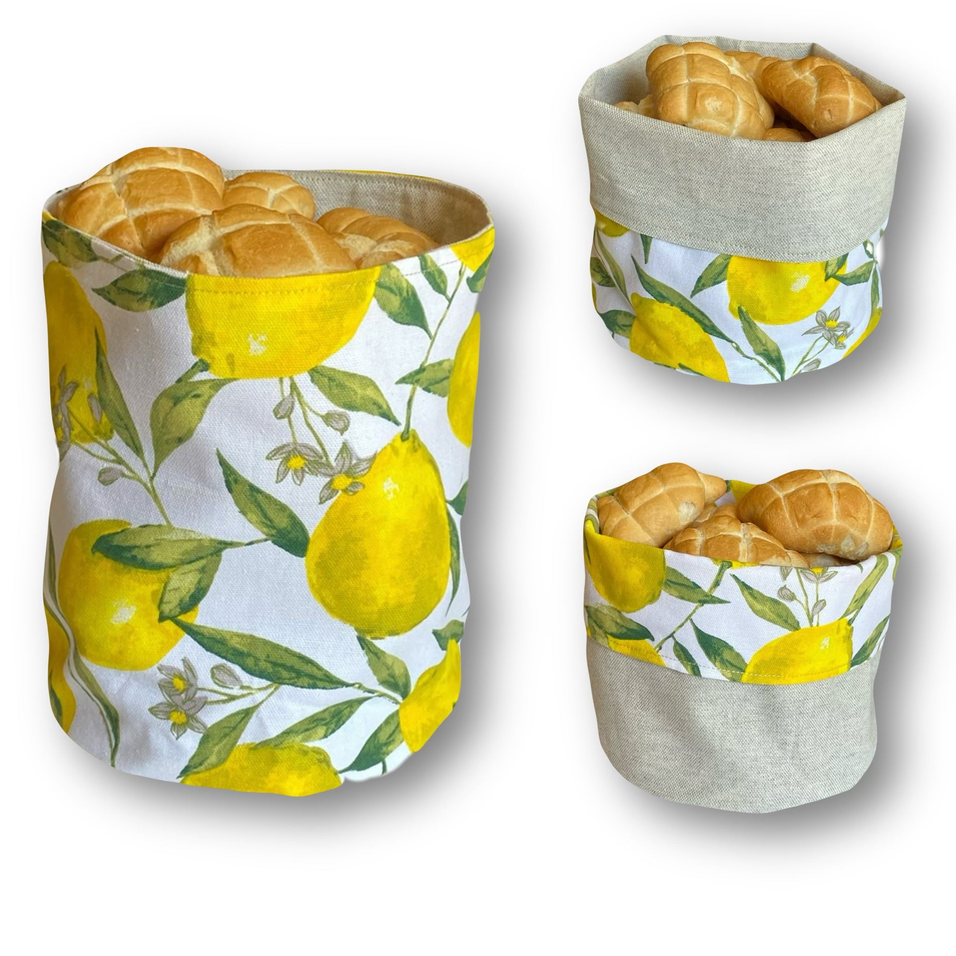 Portapane Reversibile - Fantasia Limoni