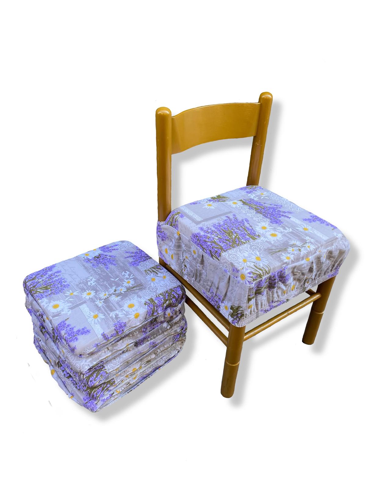 Cuscini Arricciati per Sedie - Tema Lavanda