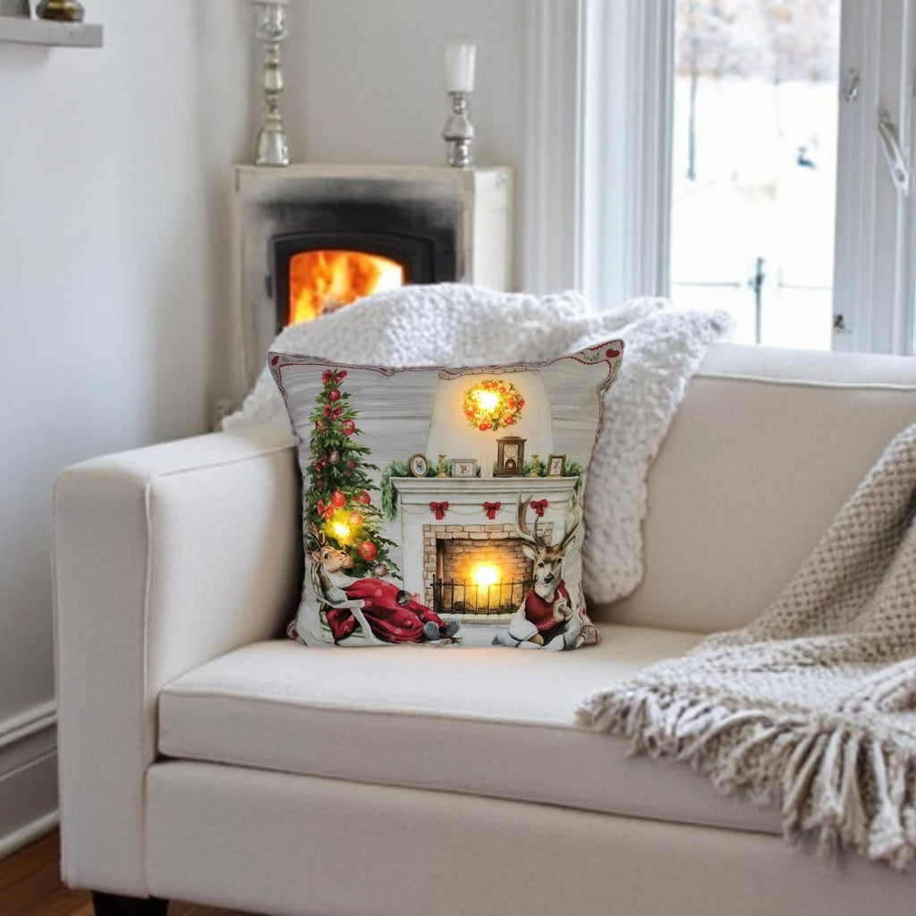 Copricuscino luminoso